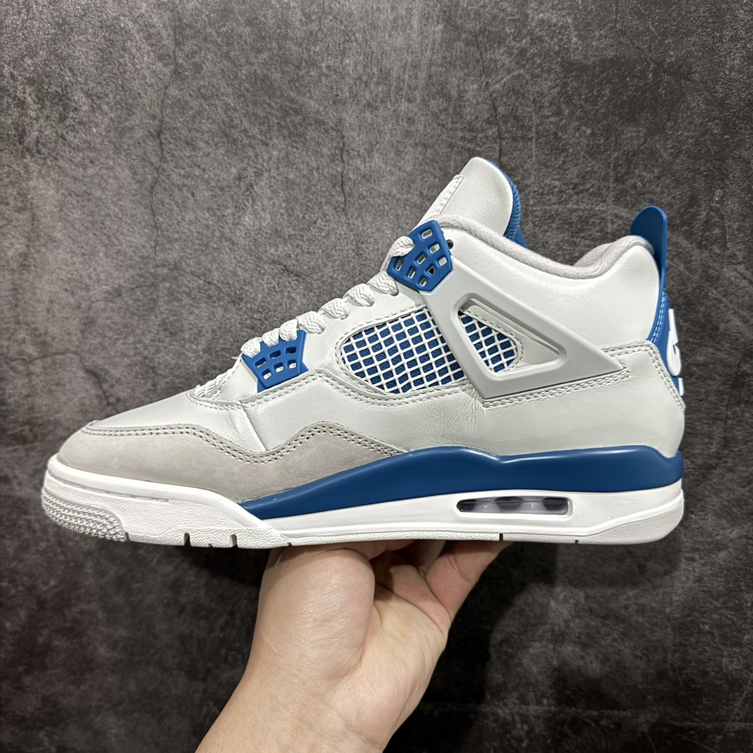 500 【OG纯原】Air Jordan 4 Retro ” Military Blue ” AJ4乔4 白蓝 文化篮球鞋 FV5029-006