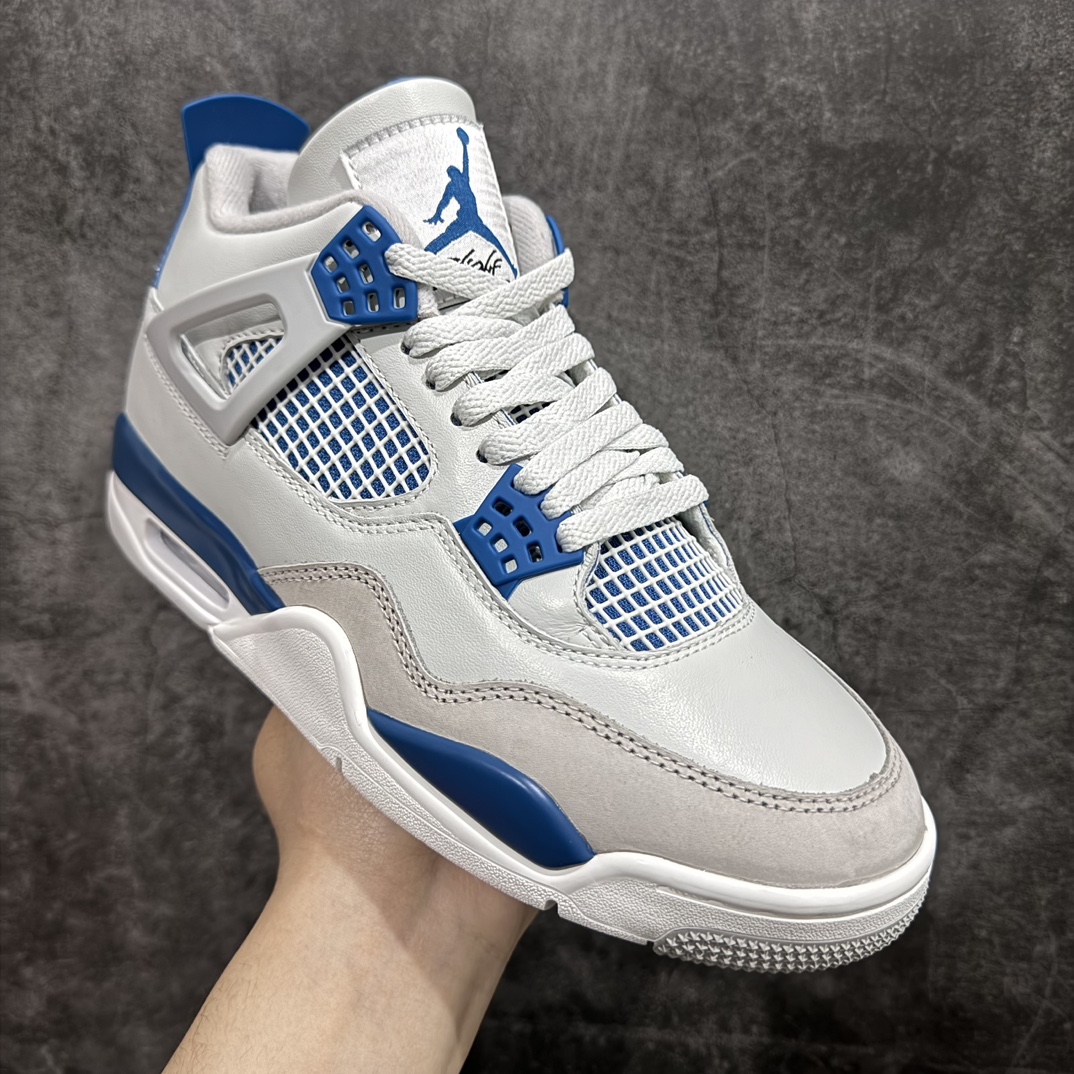 500 【OG纯原】Air Jordan 4 Retro ” Military Blue ” AJ4乔4 白蓝 文化篮球鞋 FV5029-006