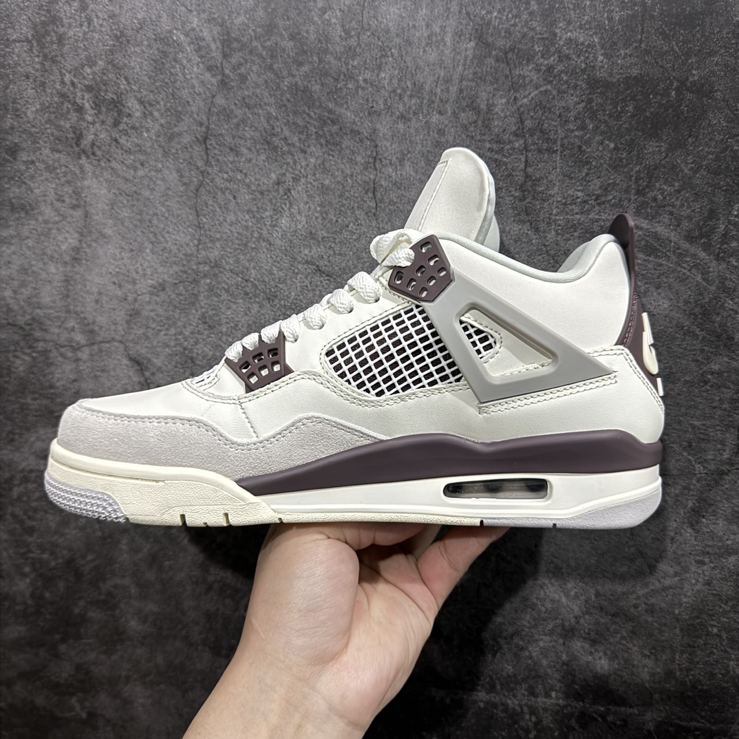 图片[2]-【GX巅峰版】Air Jordan AJ4 Retro 灰棕联名FZ4801-001nn原鞋开发原楦原纸板同源开发 完美呈现乔4的版型 内侧正确双色网格 还原细节 原厂皮料 正确气垫颜色 正确网格工艺 正确拉帮工艺 全鞋原装材料制作 原档案原模具打造 支持全方位与正品对比SIZE：36 36.5 37.5 38 38.5 39 40 40.5 41 42 42.5 43 44 44.5 45 46 47.5 48.5 编码：AS370400-莆田鞋批发中心