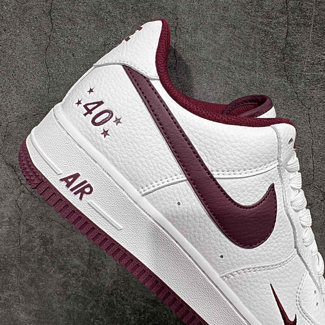 200 Nike Air Force 1 Low 07 40周年白酒红 MN5263-125