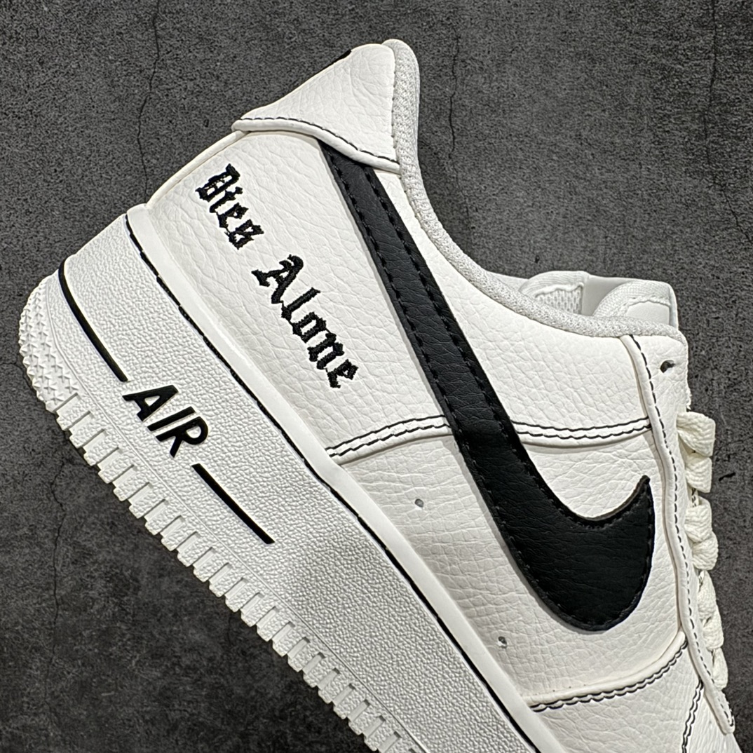 240 Vlone x Nk Air Force 1'07 Low 联名米黑 空军一号低帮休闲版鞋 AA5360-002