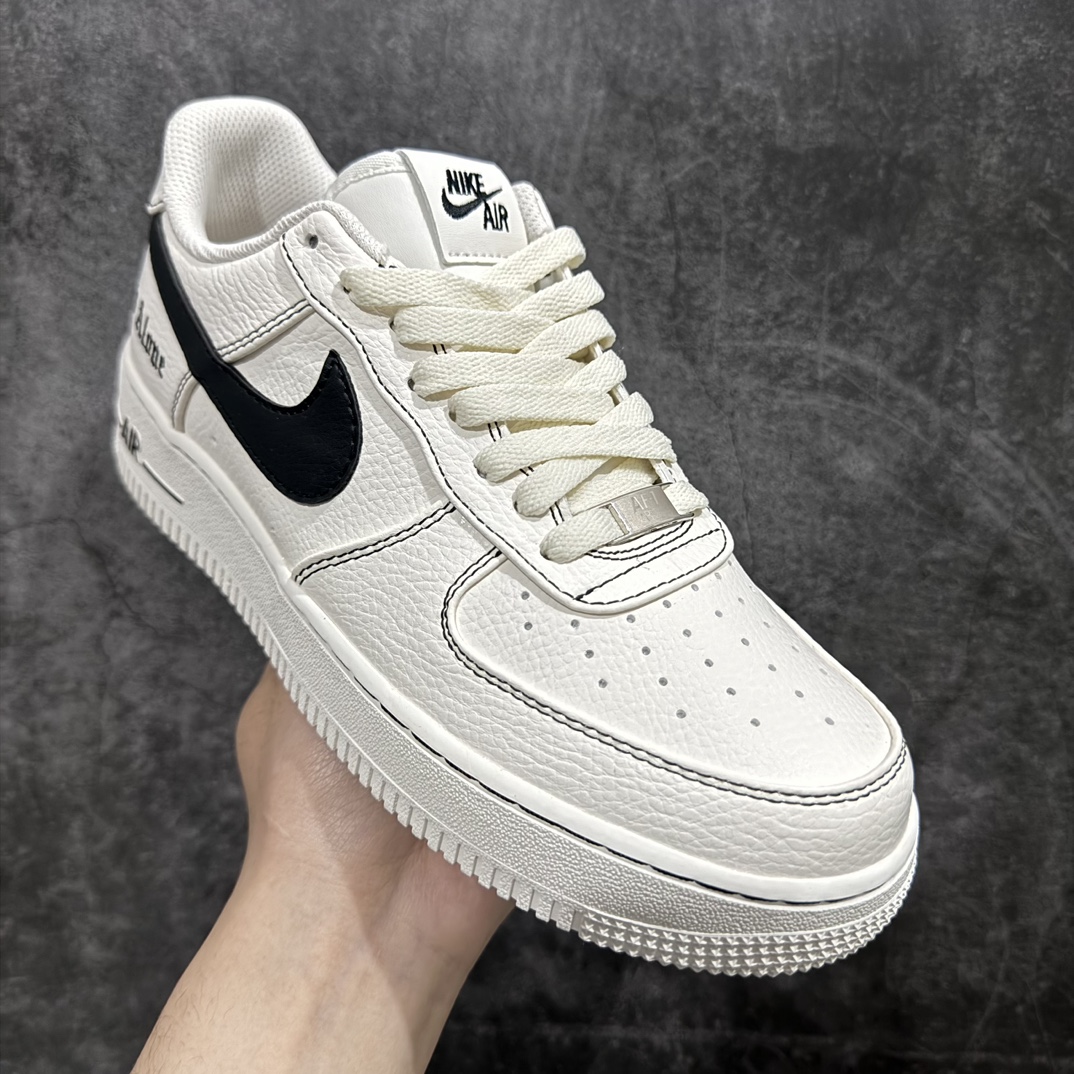 240 Vlone x Nk Air Force 1'07 Low 联名米黑 空军一号低帮休闲版鞋 AA5360-002