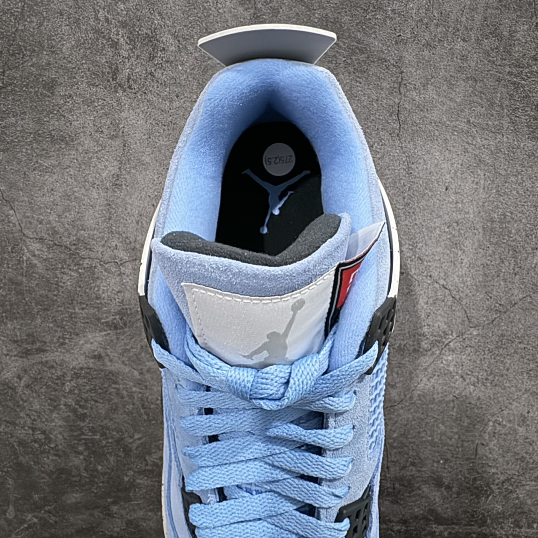 图片[8]-【KW纯原】Air Jordan AJ4 Retro SE \”University Blue\”大学蓝 货号：CT8527-400nn耗时多个月巨作 重金购买原楦原纸板确保原汁原味 完美呈现四代版型正确鞋头弧度 原装鞋舌织唛标n原厂TPU网格 不打皱 原厂电控针车系统原厂港宝加持 正确后跟弧度 细节随意对比市面任何版本‼️n原厂织唛标 市面唯一采用原装皮料正确网格工艺 全方位一致匹配官方细节全网唯一私模 最大尺码达到48.5码  尺码：40 40.5 41 42 42.5 43 44 44.5 45 45.5 46 47.5 48.5 编码：T1480500-莆田鞋批发中心