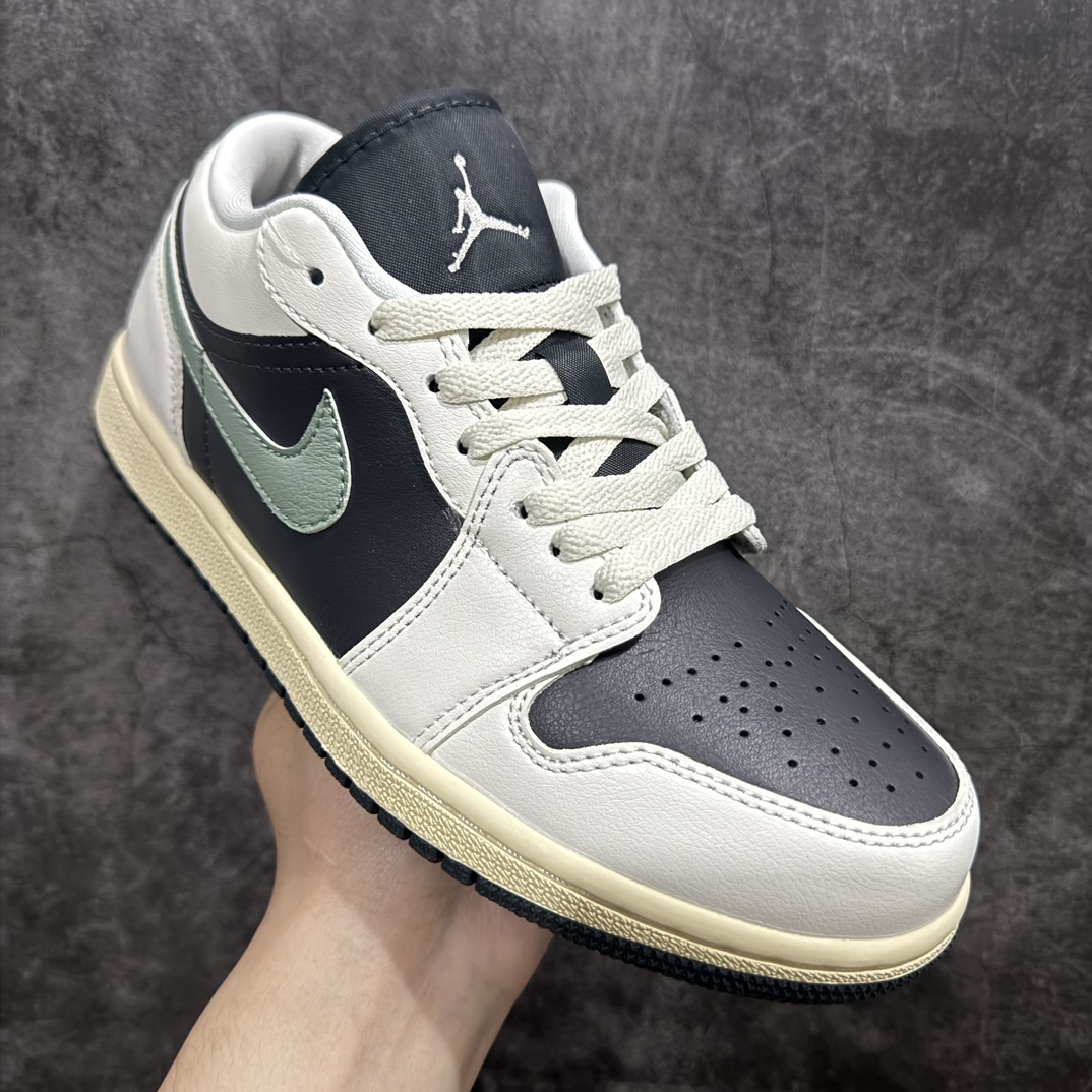 200 【K版】Air Jordan 1 Low 黑绿 AJ1乔1低帮休闲板鞋 DC0774-001