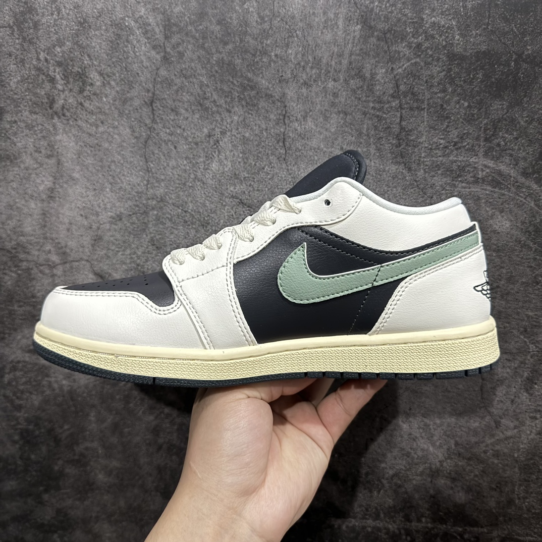 200 【K版】Air Jordan 1 Low 黑绿 AJ1乔1低帮休闲板鞋 DC0774-001