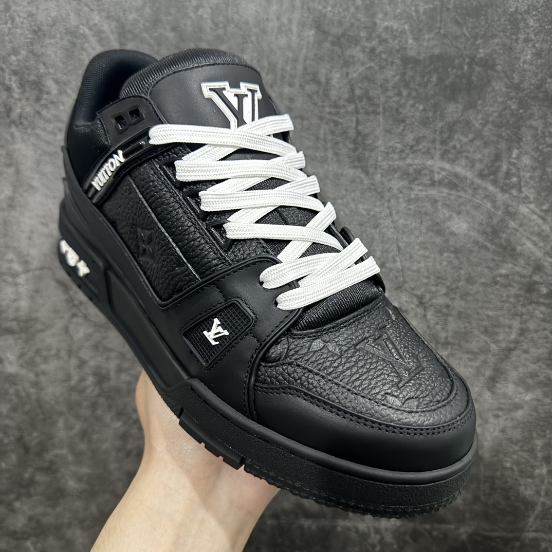 图片[3]-【广东纯原版本】黄色礼盒版 LV路易威登Louis Vuitton Trainer Sneaker Low休闲运动文化百搭篮球板鞋橙色礼盒豪华包装n广东原厂代购芯片版本原版一致礼品鞋盒及全套代购包装说明书防尘布袋物件正确原装进口鞋面材质n原装一致TPR光泽组合鞋底 耐弯滴塑支持片n全新原版一致鞋垫超软脚感材质 细节完美呈现完美楦型 正确卡色 细节与原版一致 请注意区分市面通货版本Size ：35-45 编码：KH550580-鞋库