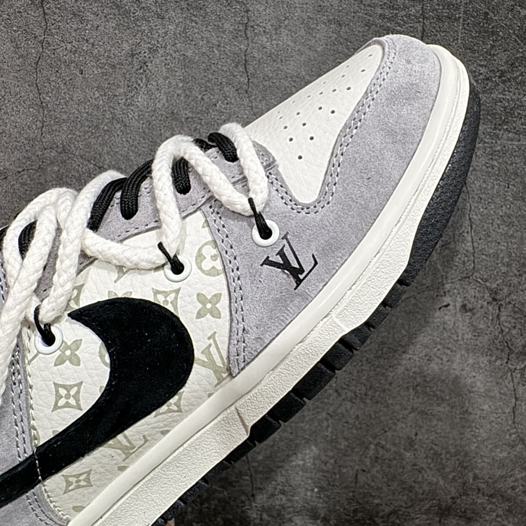 300 【定制版】Nike SB Dunk Low x Louis Vuitton 米白灰印花 SJ2068-232