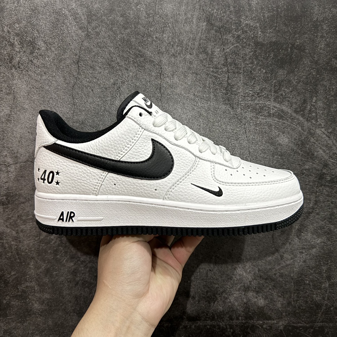 【公司级】Nike Air Force 1 Low 07 40周年白黑n原楦头原纸板 打造纯正低帮空军版型 专注外贸渠道 全掌内置蜂窝气垫原盒配件 原厂中底钢印、拉帮完美官方货号：MN5263 127 Size：36 36.5 37.5 38 38.5 39 40 40.5 41 42 42.5 43 44 44.5 45 编码：HXS250260-鞋库