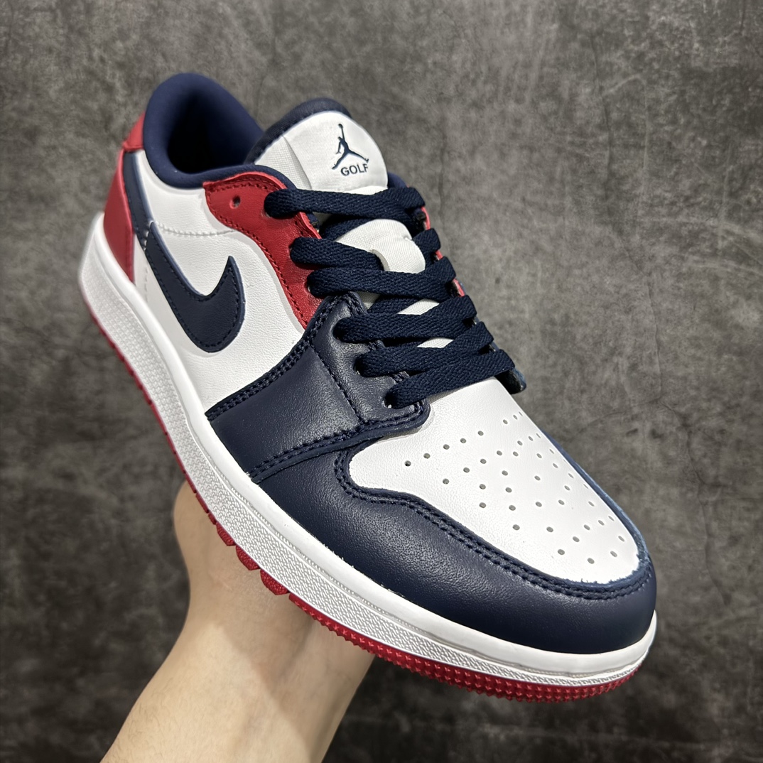 300 【DT纯原】Air Jordan AJ1 Low Golf 高尔夫 蓝红  DD9315-113