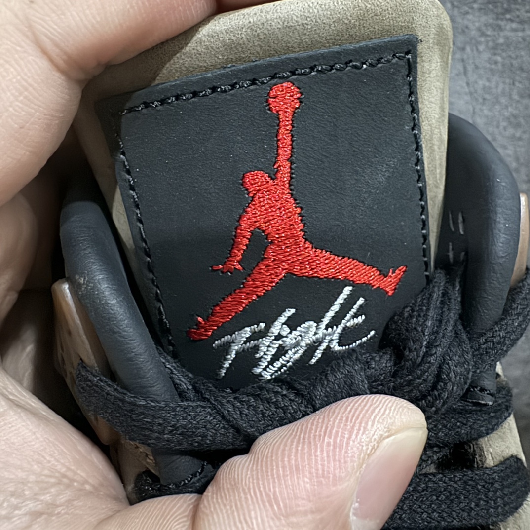 纯原TravisScottxAirJordanAJ4TS联名亲友限定棕色AJ4-766302尺码4040