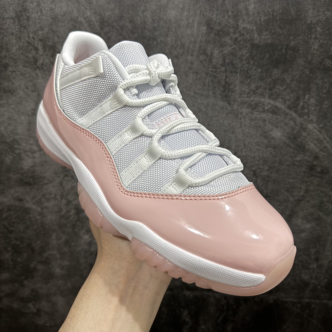 360 【外贸纯原】Air Jordan 11 Retro Low aj11白传奇粉 珊瑚粉色 AH7860-160