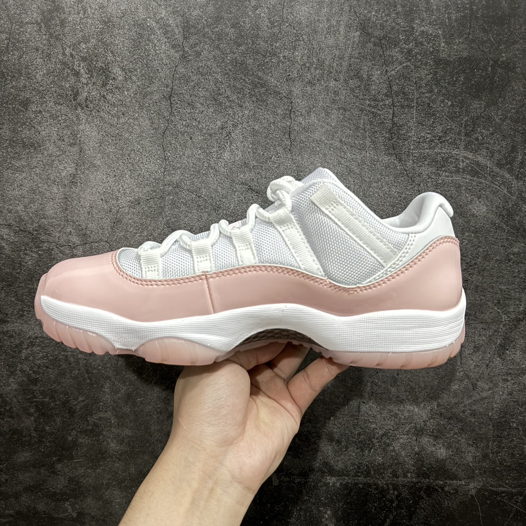 [Foreign trade pure original] Air Jordan 11 Retro Low aj11 white legend pink coral pink AH7860-160