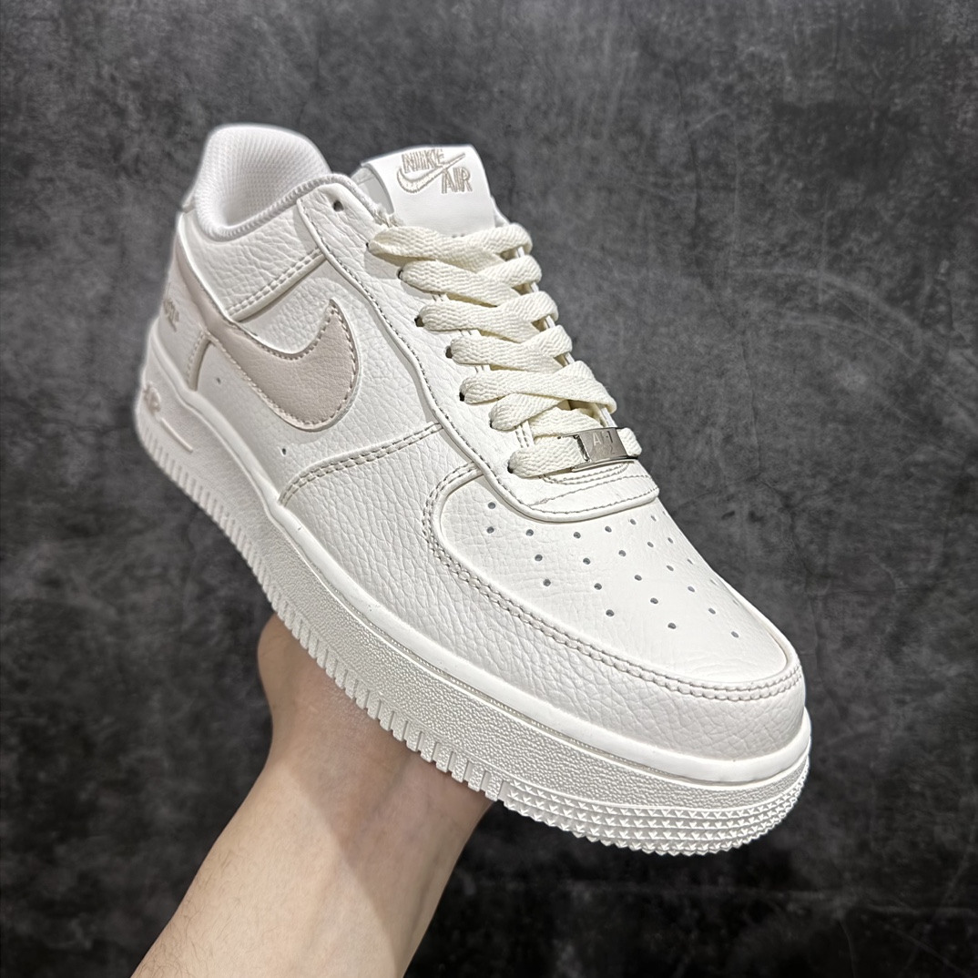 240 美潮奢牌 Vlone×Nike Air Force 1'07 Low 杏色 联名空军一号低帮休闲版鞋 AA5360-009