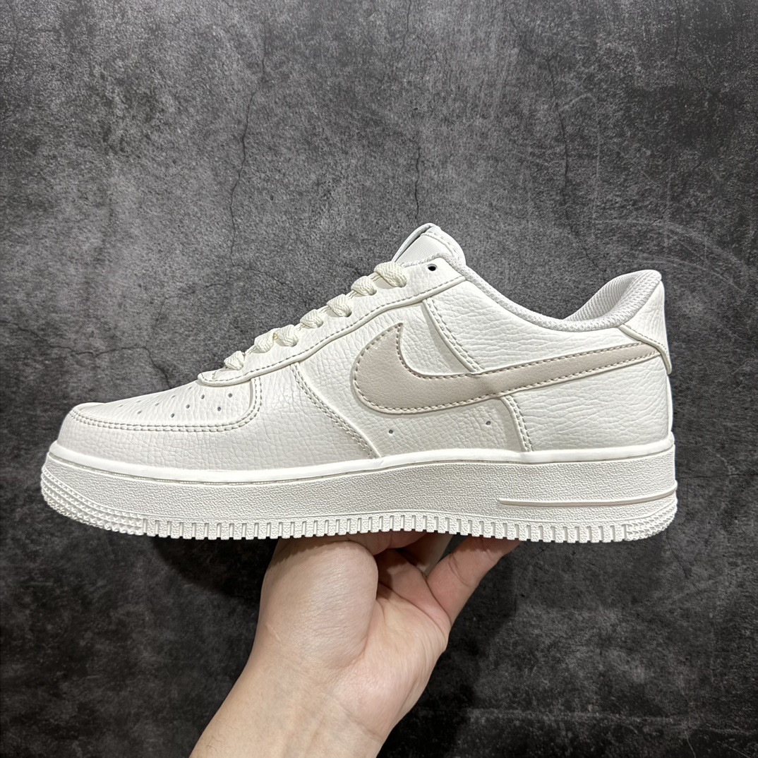 240 美潮奢牌 Vlone×Nike Air Force 1'07 Low 杏色 联名空军一号低帮休闲版鞋 AA5360-009