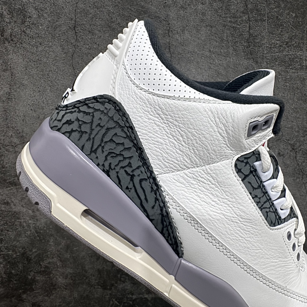 纯原AirJordan3RetroAJ3灰水泥CT8532-106此配色市场最优版本全鞋使用原厂材料原厂