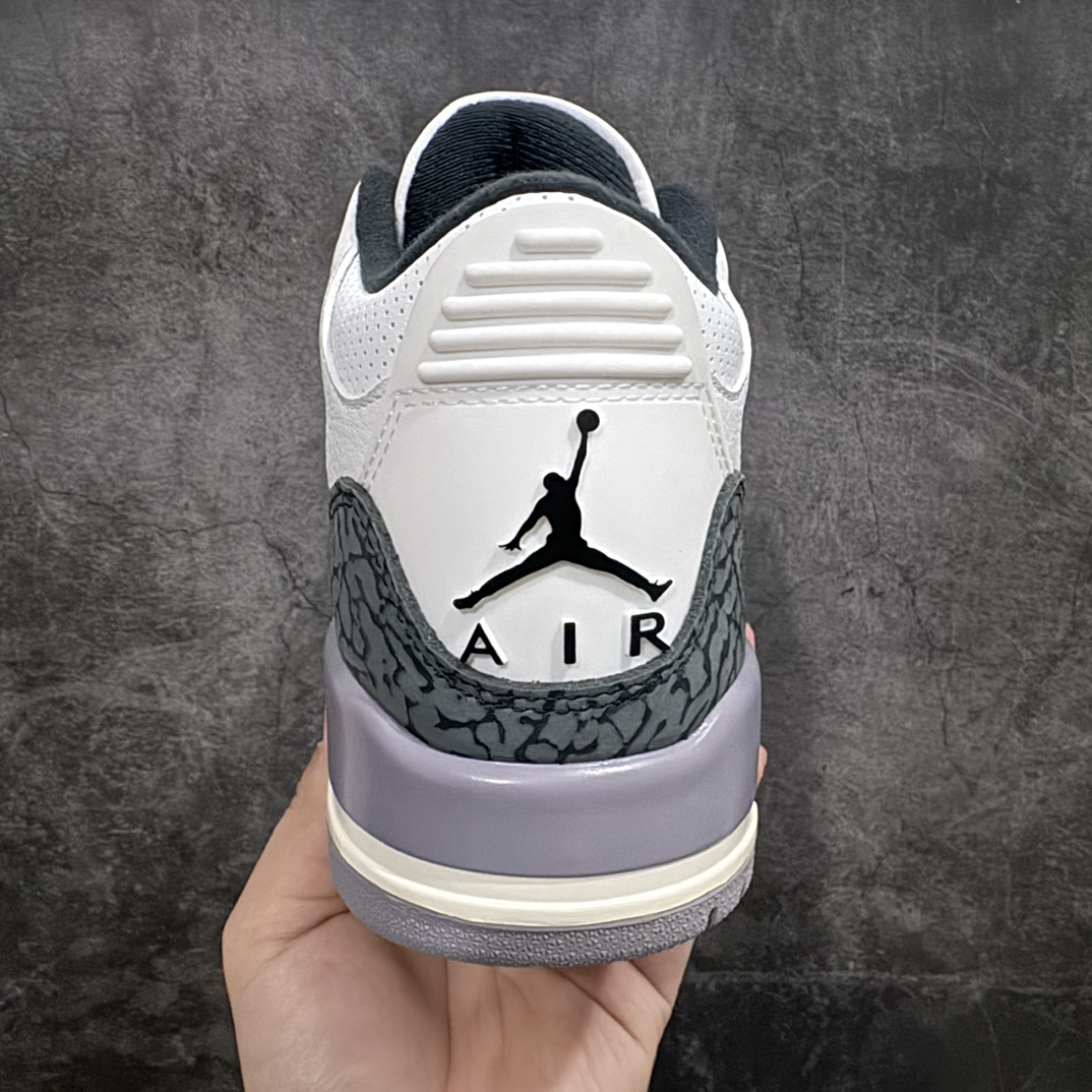 纯原AirJordan3RetroAJ3灰水泥CT8532-106此配色市场最优版本全鞋使用原厂材料原厂