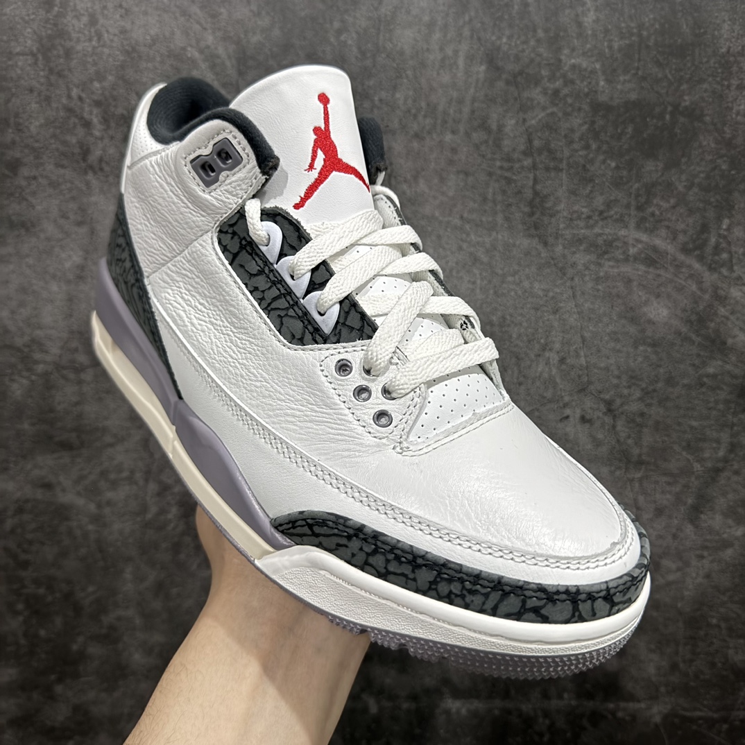 纯原AirJordan3RetroAJ3灰水泥CT8532-106此配色市场最优版本全鞋使用原厂材料原厂