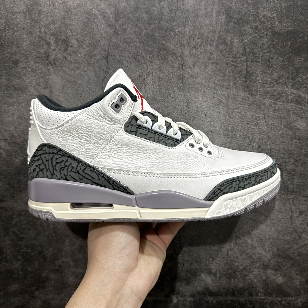 纯原AirJordan3RetroAJ3灰水泥CT8532-106此配色市场最优版本全鞋使用原厂材料原厂