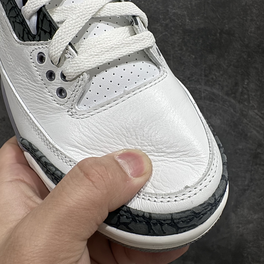 纯原AirJordan3RetroAJ3灰水泥CT8532-106此配色市场最优版本全鞋使用原厂材料原厂