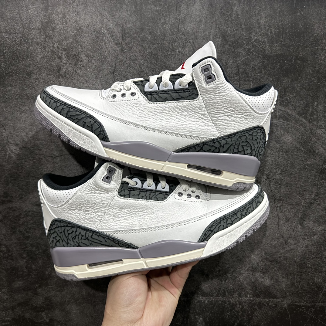 纯原AirJordan3RetroAJ3灰水泥CT8532-106此配色市场最优版本全鞋使用原厂材料原厂