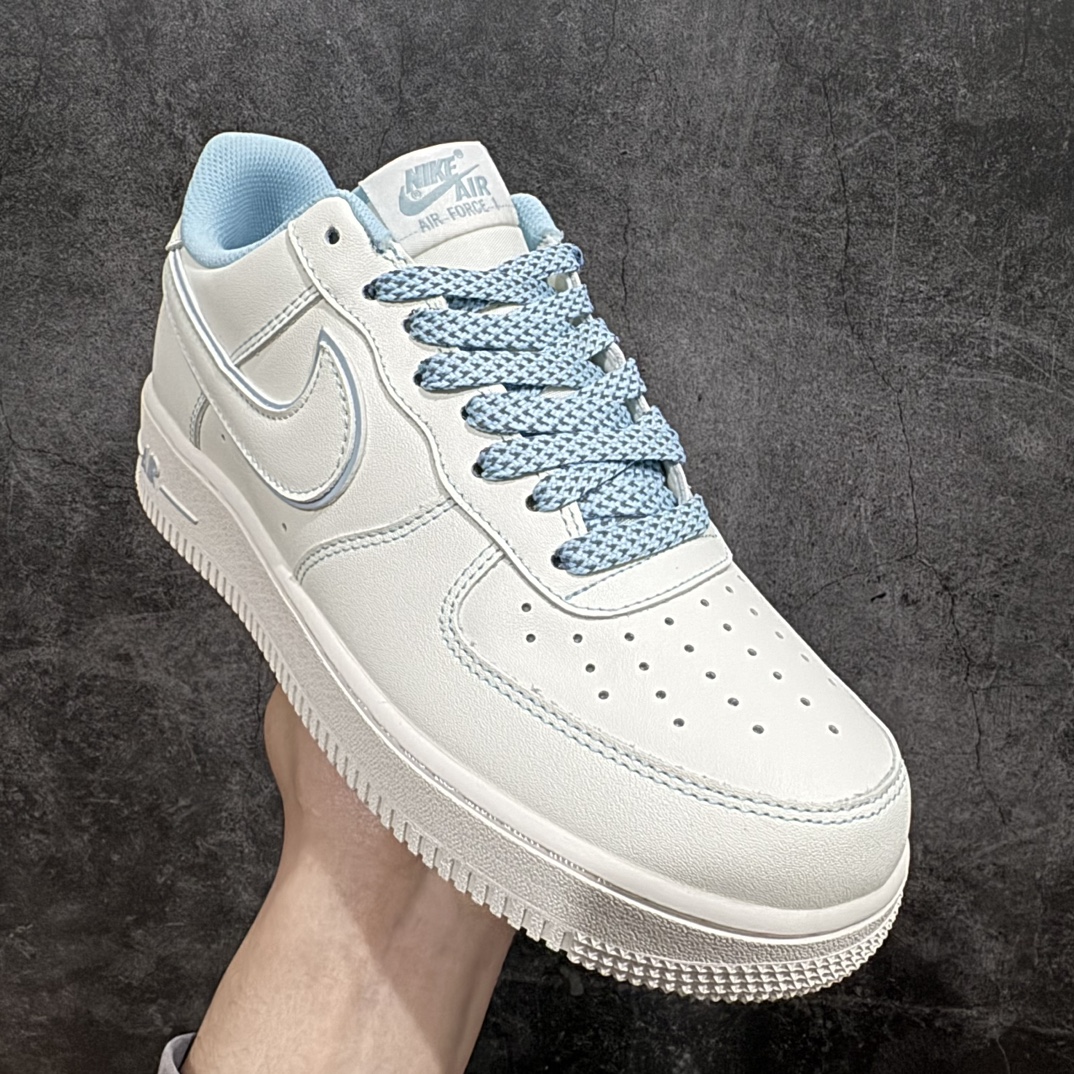 图片[3]-【公司级】Nike Air Force 1 Low 07 白蓝缝线满天星n原楦头原纸板 打造纯正低帮空军版型 专注外贸渠道 全掌内置蜂窝气垫原盒配件 原厂中底钢印、拉帮完美官方货号：TB5636 122 Size：36 36.5 37.5 38 38.5 39 40 40.5 41 42 42.5 43 44 44.5 45 编码：HXS250260-鞋库