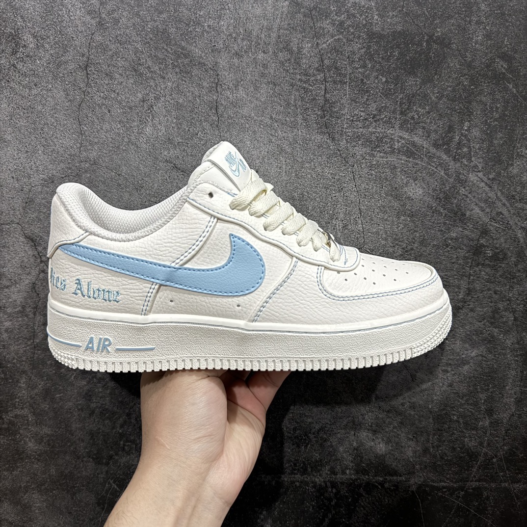 【公司级】Vlone x Nk Air Force 1\’07 Low 联名天蓝色 空军一号低帮休闲版鞋 AA5360-008n#原鞋开发 定制皮料 原楦头原纸板 纯正空军版型 内置全掌气垫 尺码：36 36.5 37.5 38 38.8 39 40 40.5 41 42 42.5 43 44 44.5 45 编码：HXS290300-鞋库