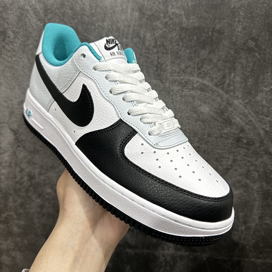 200 Nike Air Force 1 Low 07 白黑青 JH5778-985