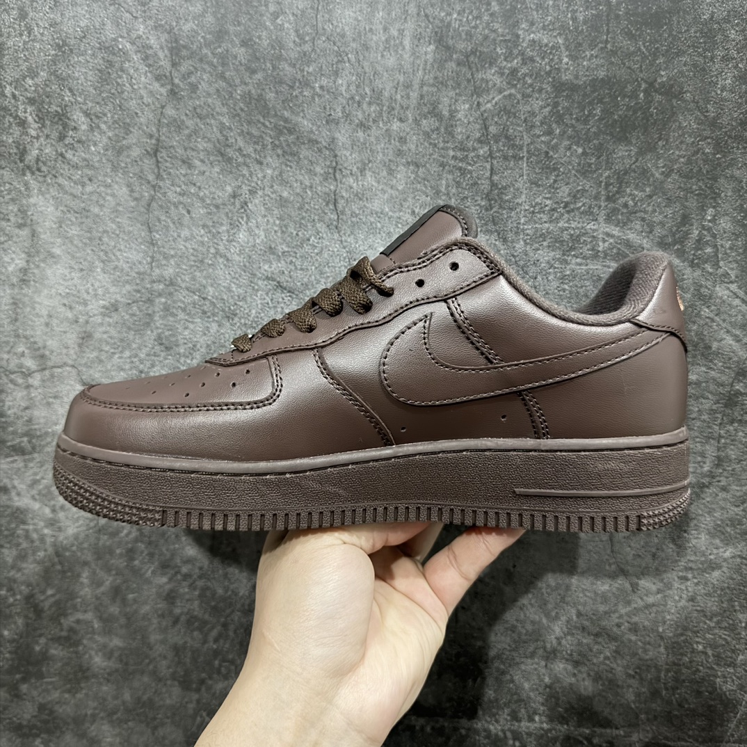 300 【外贸纯原】Nike Air Force 1 Low 07 x Spreme 白深棕 CU9225-200