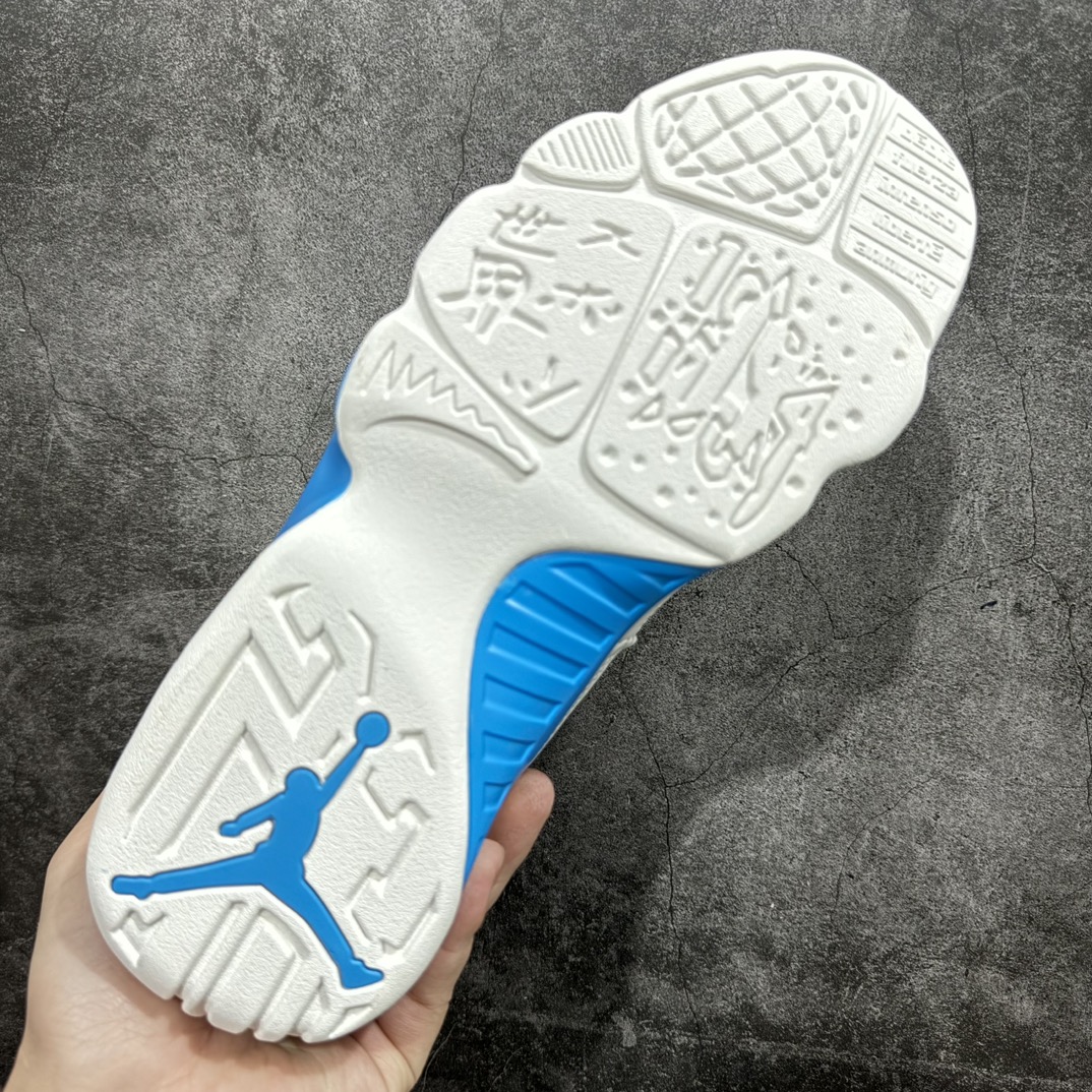 450 【外贸纯原】Air Jordan AJ9 复古高帮篮球鞋 白蓝 FQ8992-101