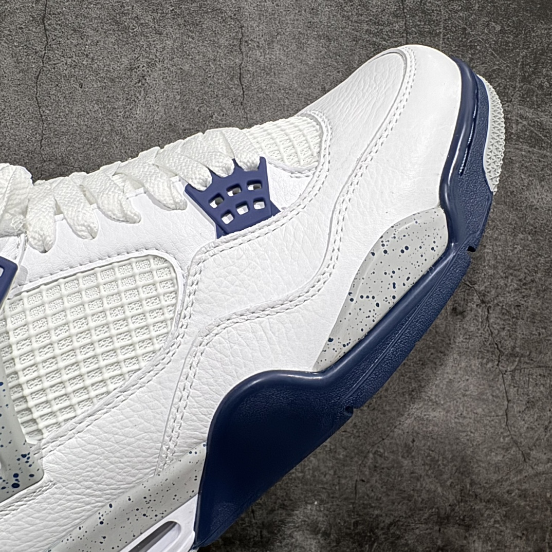 360 【GAT原厂皮版】男女码Air Jordan 4 "Midnight Navy" AJ4 乔4午夜蓝DH6927-140