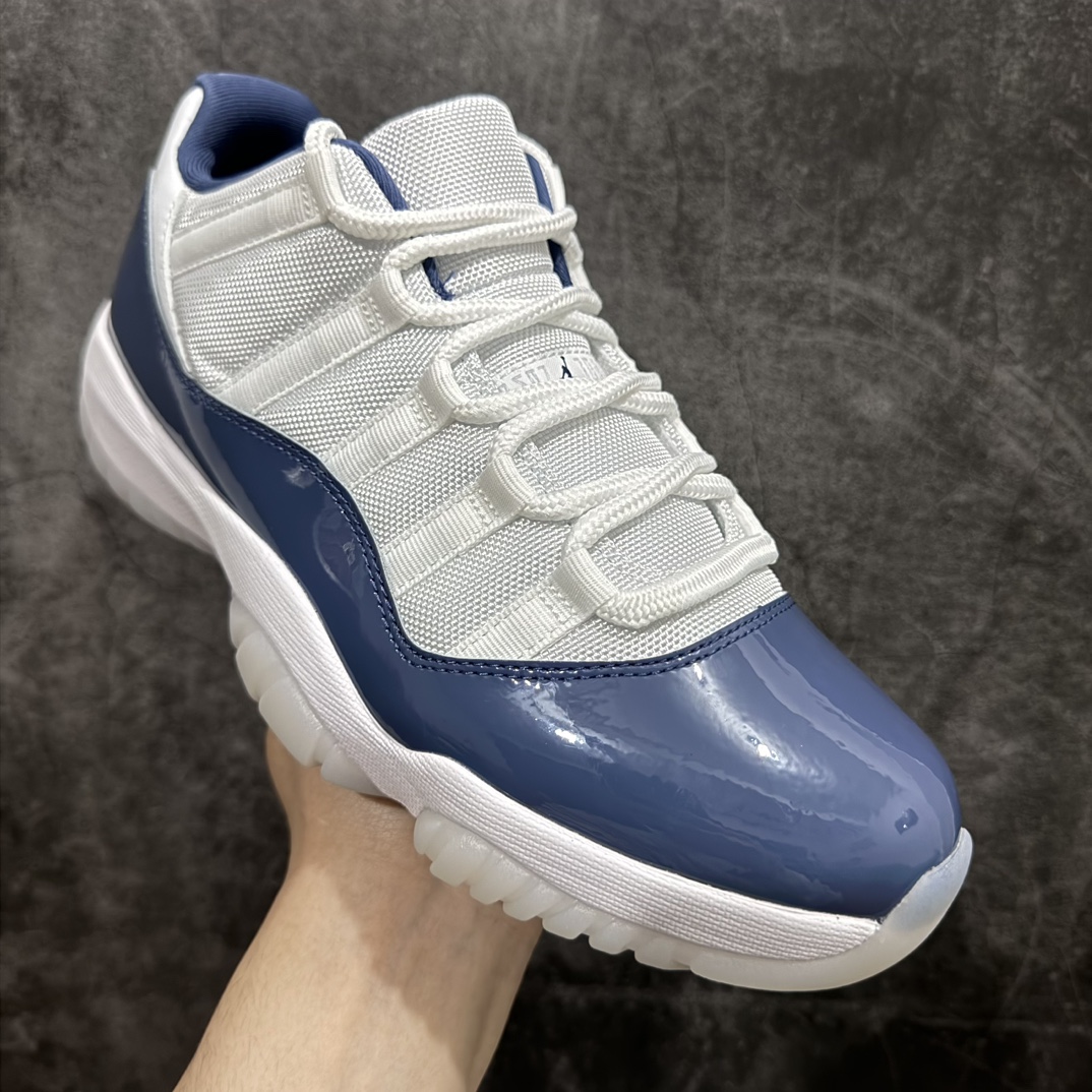 450 【莞产纯原】Air Jordan AJ11 Low WMNS "Diffused Blue" 低帮 海军蓝 FV5104-104