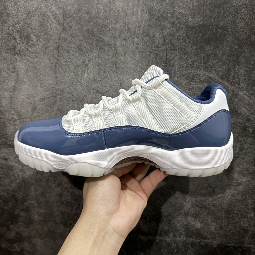 450 【莞产纯原】Air Jordan AJ11 Low WMNS "Diffused Blue" 低帮 海军蓝 FV5104-104