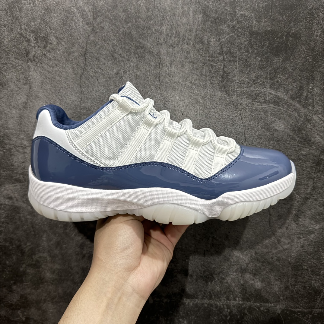 450 【莞产纯原】Air Jordan AJ11 Low WMNS “Diffused Blue” 低帮 海军蓝 FV5104-104