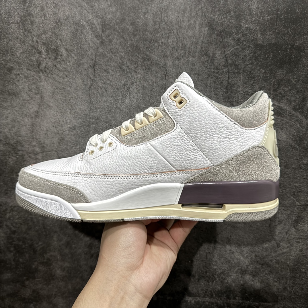 图片[2]-【纯原JS版本】A Ma Maniére x Air Jordan AJ3 Retro AMM联名白紫灰 DH3434-110n全新版本 细节升级 全方位细节对比原鞋n市售天花板级别 代理合作商零售高价必推版本 尺码：36 36.5 37.5 38 38.5 39 40 40.5 41 42 42.5 43 44 44.5 45 45.5 46 47.5 48.5 编码：X10450480-鞋库