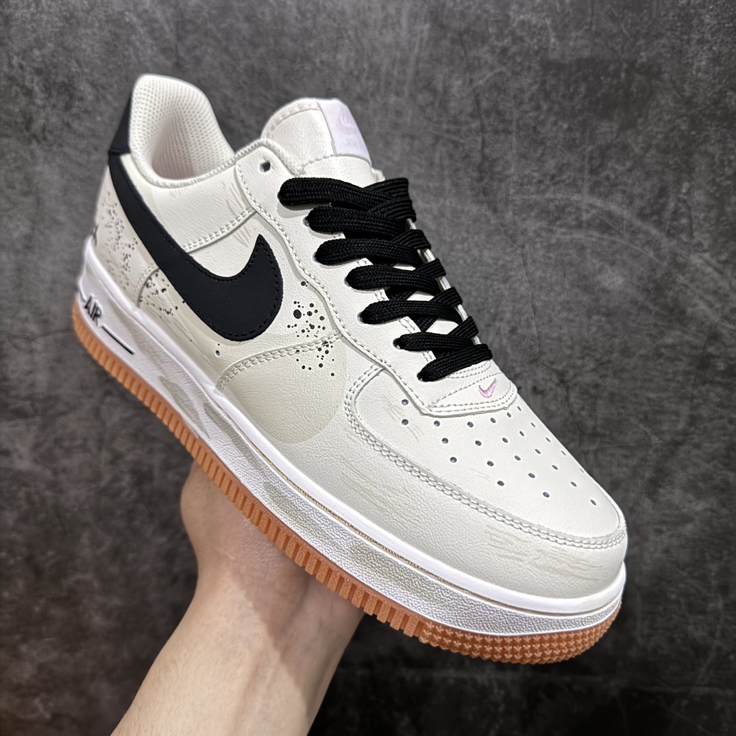 图片[3]-【公司级】Nike Air Force 1 Low 07 麦克斯 涂鸦 浸染 末日废土风 黑棕n原楦头原纸板 打造纯正低帮空军版型 专注外贸渠道 全掌内置蜂窝气垫原盒配件 原厂中底钢印、拉帮完美官方货号：DM0576 101 Size：36 36.5 37.5 38 38.5 39 40 40.5 41 42 42.5 43 44 44.5 45 编码：LF290300-鞋库