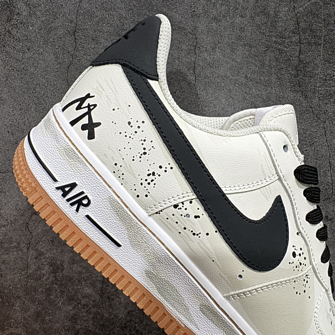 图片[7]-【公司级】Nike Air Force 1 Low 07 麦克斯 涂鸦 浸染 末日废土风 黑棕n原楦头原纸板 打造纯正低帮空军版型 专注外贸渠道 全掌内置蜂窝气垫原盒配件 原厂中底钢印、拉帮完美官方货号：DM0576 101 Size：36 36.5 37.5 38 38.5 39 40 40.5 41 42 42.5 43 44 44.5 45 编码：LF290300-莆田鞋批发中心