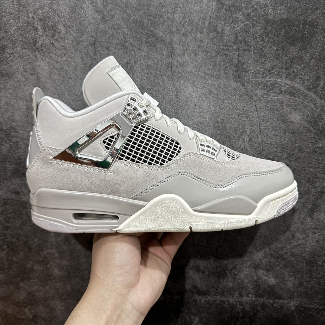 纯原AirJordanAJ4乔4Retro电镀银AQ9129-001口碑大厂全新产品线出货耗时多个月巨作