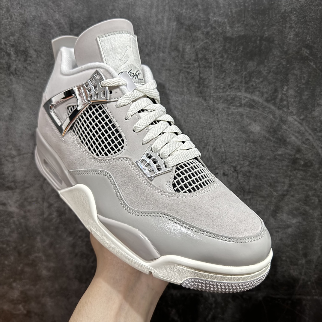 纯原AirJordanAJ4乔4Retro电镀银AQ9129-001口碑大厂全新产品线出货耗时多个月巨作