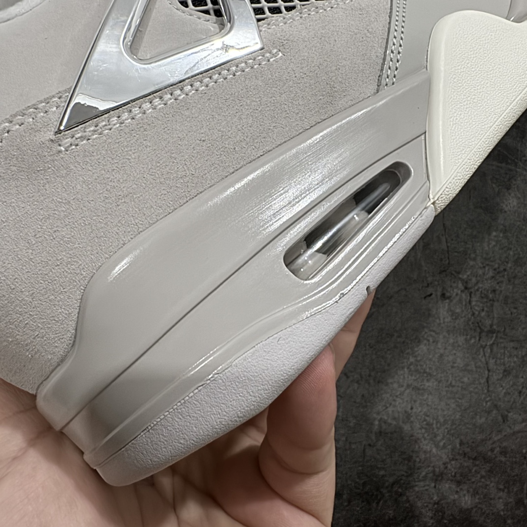 纯原AirJordanAJ4乔4Retro电镀银AQ9129-001口碑大厂全新产品线出货耗时多个月巨作