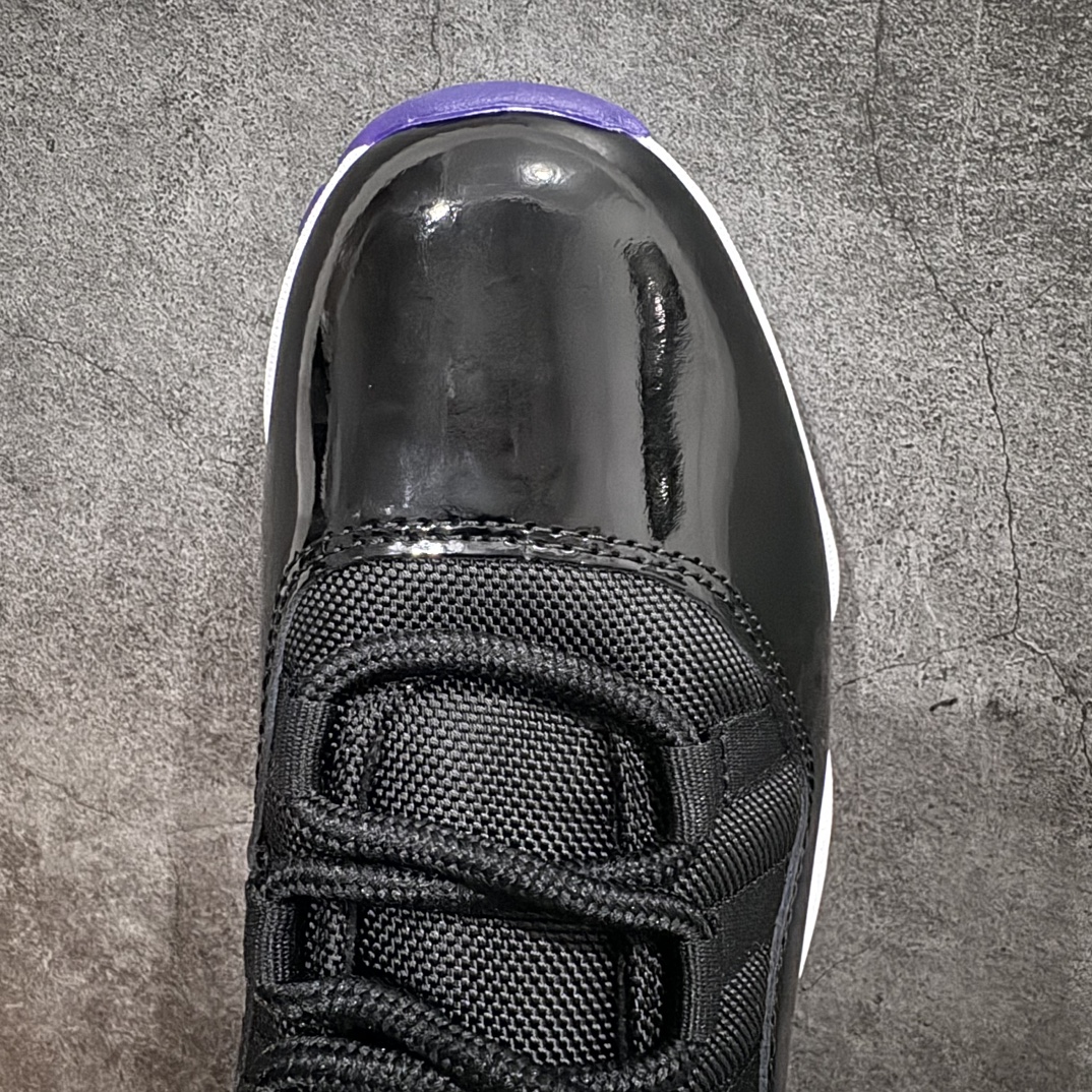 外贸版AirJordan11RetroAJ11乔11漆皮黑紫CT8812-999原楦原纸板原厂皮料质感细