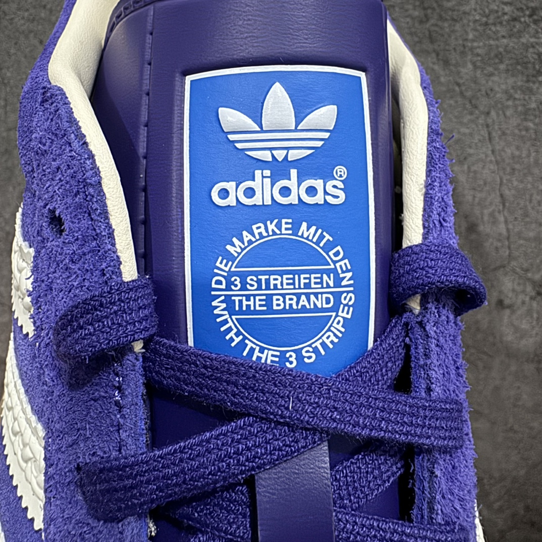 图片[4]-【纯原版】Adidas Originals Gazelle Indoor  防滑低帮T头德训鞋 GZ复古系列 紫白色IF1806nn最强版出货💪🏻正确猪八材料 毛绒感质感都特别强 非普通版本n市场最高版本完美还原zp细节，注意区别市场任何版本，完全不是一路货色‼️n全鞋原材料打造，无任何色差，正确鞋型，后跟港宝材料定型，正确微透生胶大底，反口内里头层细腻小牛皮，纸板中底 鞋垫背胶，侧面正确烫金压印字母，所有细节完美还原‼️ 尺码：35 36 36.5 37 38 38.5 39 40 40.5 41 42 42.5 43 44 44.5 45 编码：NM250270-鞋库