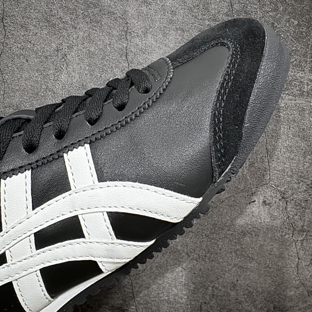 图片[6]-【纯原头层版】Asics Onitsuka Tiger MEXICO 66 亚瑟士鬼冢虎复古经典板鞋n市场王者选手 海外订单工厂出品目前全市场最好的品质没有之一n纯原小羊皮材料 质感柔软度满分n长期生产补货永不断码 超成熟稳定的做工品控 原装全套纸板楦头开发 原汁原味 完美呈现版型私模正确鞋底咬花纹路 一比一鞋头弧度高度鞋身弧度绝不口嗨 细节品控鞋型随意秒杀市面原档咬花纹路私模大底 一个单元有六个三角形总体形拼接呈现花瓣状 官方四联吊牌原装Ortholite轻量化鞋垫 原盒原配 质保卡 说明书 钢印防尘纸 纸板中底带钢印 乳胶组合鞋垫 支持全方位的对比专柜产品从款式颜色造型上体现出追求舒适和细节的完美 鞋类更是推崇手工制作的严谨与完美 融舒适性与可穿性的设计风格 注重细节的完美和别致魅力 既保持稳重 又不失轻松的时尚感  尺码：36 37 37.5 38 39 39.5 40 40.5 41.5 42 42.5 43.5 44 45 编码：NM235260-鞋库