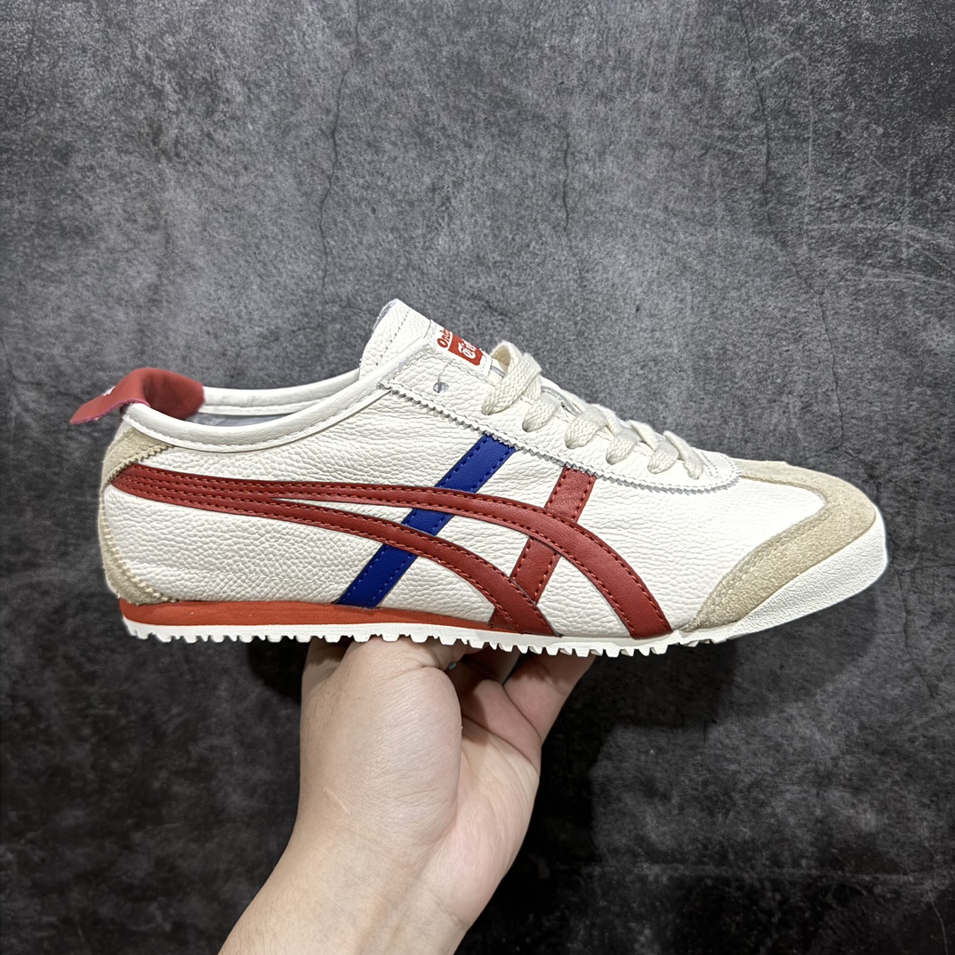 【纯原头层版】Asics Onitsuka Tiger MEXICO 66 亚瑟士鬼冢虎复古经典板鞋n市场王者选手 海外订单工厂出品目前全市场最好的品质没有之一n纯原小羊皮材料 质感柔软度满分n长期生产补货永不断码 超成熟稳定的做工品控 原装全套纸板楦头开发 原汁原味 完美呈现版型私模正确鞋底咬花纹路 一比一鞋头弧度高度鞋身弧度绝不口嗨 细节品控鞋型随意秒杀市面原档咬花纹路私模大底 一个单元有六个三角形总体形拼接呈现花瓣状 官方四联吊牌原装Ortholite轻量化鞋垫 原盒原配 质保卡 说明书 钢印防尘纸 纸板中底带钢印 乳胶组合鞋垫 支持全方位的对比专柜产品从款式颜色造型上体现出追求舒适和细节的完美 鞋类更是推崇手工制作的严谨与完美 融舒适性与可穿性的设计风格 注重细节的完美和别致魅力 既保持稳重 又不失轻松的时尚感  尺码：36 37 37.5 38 39 39.5 40 40.5 41.5 42 42.5 43.5 44 45 编码：NM235260-鞋库