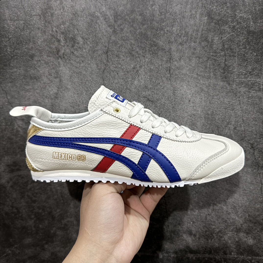 【纯原头层版】Asics Onitsuka Tiger MEXICO 66 亚瑟士鬼冢虎复古经典板鞋n市场王者选手 海外订单工厂出品目前全市场最好的品质没有之一n纯原小羊皮材料 质感柔软度满分n长期生产补货永不断码 超成熟稳定的做工品控 原装全套纸板楦头开发 原汁原味 完美呈现版型私模正确鞋底咬花纹路 一比一鞋头弧度高度鞋身弧度绝不口嗨 细节品控鞋型随意秒杀市面原档咬花纹路私模大底 一个单元有六个三角形总体形拼接呈现花瓣状 官方四联吊牌原装Ortholite轻量化鞋垫 原盒原配 质保卡 说明书 钢印防尘纸 纸板中底带钢印 乳胶组合鞋垫 支持全方位的对比专柜产品从款式颜色造型上体现出追求舒适和细节的完美 鞋类更是推崇手工制作的严谨与完美 融舒适性与可穿性的设计风格 注重细节的完美和别致魅力 既保持稳重 又不失轻松的时尚感  尺码：36 37 37.5 38 39 39.5 40 40.5 41.5 42 42.5 43.5 44 45 编码：NM235260-鞋库