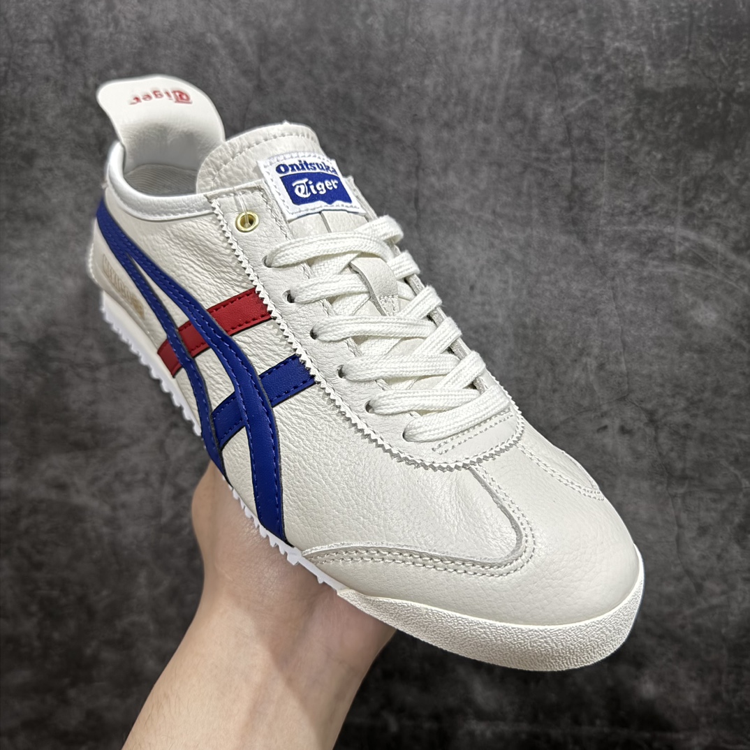 图片[3]-【纯原头层版】Asics Onitsuka Tiger MEXICO 66 亚瑟士鬼冢虎复古经典板鞋n市场王者选手 海外订单工厂出品目前全市场最好的品质没有之一n纯原小羊皮材料 质感柔软度满分n长期生产补货永不断码 超成熟稳定的做工品控 原装全套纸板楦头开发 原汁原味 完美呈现版型私模正确鞋底咬花纹路 一比一鞋头弧度高度鞋身弧度绝不口嗨 细节品控鞋型随意秒杀市面原档咬花纹路私模大底 一个单元有六个三角形总体形拼接呈现花瓣状 官方四联吊牌原装Ortholite轻量化鞋垫 原盒原配 质保卡 说明书 钢印防尘纸 纸板中底带钢印 乳胶组合鞋垫 支持全方位的对比专柜产品从款式颜色造型上体现出追求舒适和细节的完美 鞋类更是推崇手工制作的严谨与完美 融舒适性与可穿性的设计风格 注重细节的完美和别致魅力 既保持稳重 又不失轻松的时尚感  尺码：36 37 37.5 38 39 39.5 40 40.5 41.5 42 42.5 43.5 44 45 编码：NM235260-鞋库