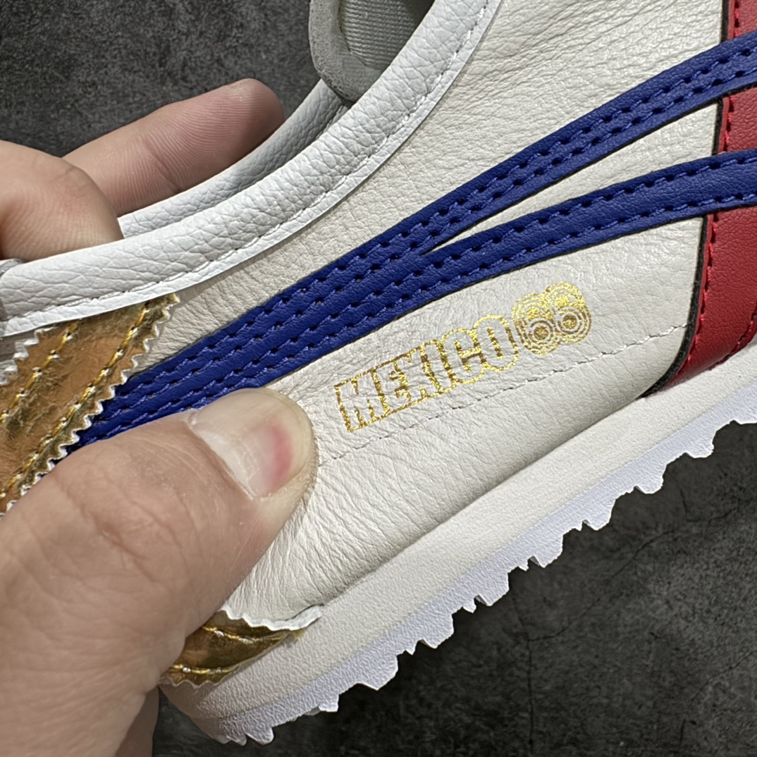 【纯原头层版】Asics Onitsuka Tiger MEXICO 66 亚瑟士鬼冢虎复古经典板鞋n市场王者选手 海外订单工厂出品目前全市场最好的品质没有之一n纯原小羊皮材料 质感柔软度满分n长期生产补货永不断码 超成熟稳定的做工品控 原装全套纸板楦头开发 原汁原味 完美呈现版型私模正确鞋底咬花纹路 一比一鞋头弧度高度鞋身弧度绝不口嗨 细节品控鞋型随意秒杀市面原档咬花纹路私模大底 一个单元有六个三角形总体形拼接呈现花瓣状 官方四联吊牌原装Ortholite轻量化鞋垫 原盒原配 质保卡 说明书 钢印防尘纸 纸板中底带钢印 乳胶组合鞋垫 支持全方位的对比专柜产品从款式颜色造型上体现出追求舒适和细节的完美 鞋类更是推崇手工制作的严谨与完美 融舒适性与可穿性的设计风格 注重细节的完美和别致魅力 既保持稳重 又不失轻松的时尚感  尺码：36 37 37.5 38 39 39.5 40 40.5 41.5 42 42.5 43.5 44 45 编码：NM235260-鞋库