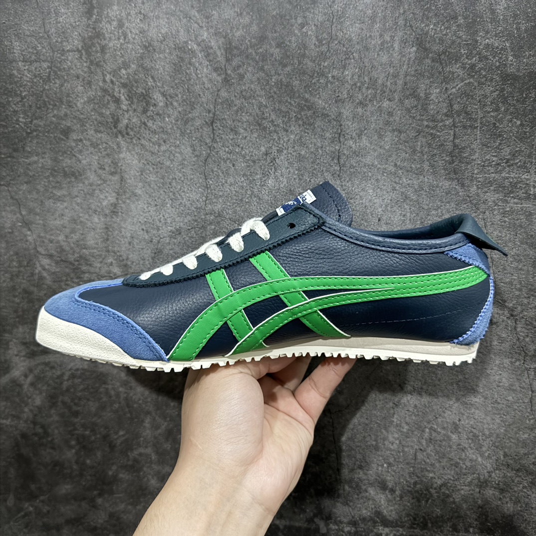 图片[2]-【纯原头层版】Asics Onitsuka Tiger MEXICO 66 亚瑟士鬼冢虎复古经典板鞋n市场王者选手 海外订单工厂出品目前全市场最好的品质没有之一n纯原小羊皮材料 质感柔软度满分n长期生产补货永不断码 超成熟稳定的做工品控 原装全套纸板楦头开发 原汁原味 完美呈现版型私模正确鞋底咬花纹路 一比一鞋头弧度高度鞋身弧度绝不口嗨 细节品控鞋型随意秒杀市面原档咬花纹路私模大底 一个单元有六个三角形总体形拼接呈现花瓣状 官方四联吊牌原装Ortholite轻量化鞋垫 原盒原配 质保卡 说明书 钢印防尘纸 纸板中底带钢印 乳胶组合鞋垫 支持全方位的对比专柜产品从款式颜色造型上体现出追求舒适和细节的完美 鞋类更是推崇手工制作的严谨与完美 融舒适性与可穿性的设计风格 注重细节的完美和别致魅力 既保持稳重 又不失轻松的时尚感  尺码：36 37 37.5 38 39 39.5 40 40.5 41.5 42 42.5 43.5 44 45 编码：NM235260-鞋库