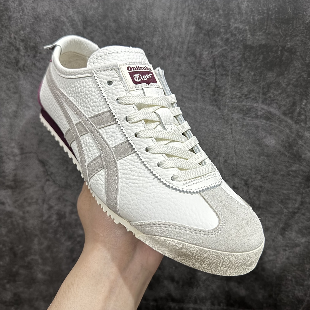 图片[3]-【纯原头层版】Asics Onitsuka Tiger MEXICO 66 亚瑟士鬼冢虎复古经典板鞋n市场王者选手 海外订单工厂出品目前全市场最好的品质没有之一n纯原小羊皮材料 质感柔软度满分n长期生产补货永不断码 超成熟稳定的做工品控 原装全套纸板楦头开发 原汁原味 完美呈现版型私模正确鞋底咬花纹路 一比一鞋头弧度高度鞋身弧度绝不口嗨 细节品控鞋型随意秒杀市面原档咬花纹路私模大底 一个单元有六个三角形总体形拼接呈现花瓣状 官方四联吊牌原装Ortholite轻量化鞋垫 原盒原配 质保卡 说明书 钢印防尘纸 纸板中底带钢印 乳胶组合鞋垫 支持全方位的对比专柜产品从款式颜色造型上体现出追求舒适和细节的完美 鞋类更是推崇手工制作的严谨与完美 融舒适性与可穿性的设计风格 注重细节的完美和别致魅力 既保持稳重 又不失轻松的时尚感  尺码：36 37 37.5 38 39 39.5 40 40.5 41.5 42 42.5 43.5 44 45 编码：NM235260-鞋库