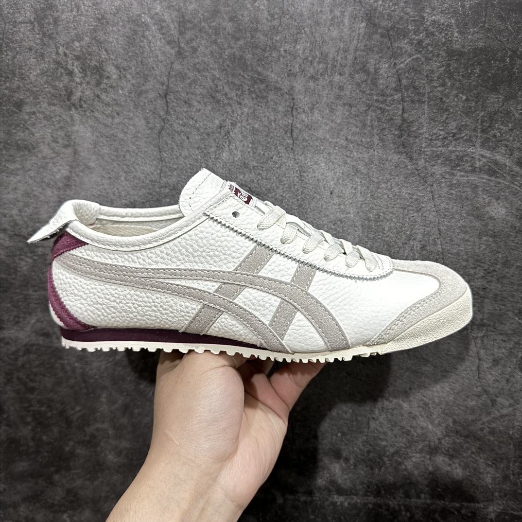 【纯原头层版】Asics Onitsuka Tiger MEXICO 66 亚瑟士鬼冢虎复古经典板鞋n市场王者选手 海外订单工厂出品目前全市场最好的品质没有之一n纯原小羊皮材料 质感柔软度满分n长期生产补货永不断码 超成熟稳定的做工品控 原装全套纸板楦头开发 原汁原味 完美呈现版型私模正确鞋底咬花纹路 一比一鞋头弧度高度鞋身弧度绝不口嗨 细节品控鞋型随意秒杀市面原档咬花纹路私模大底 一个单元有六个三角形总体形拼接呈现花瓣状 官方四联吊牌原装Ortholite轻量化鞋垫 原盒原配 质保卡 说明书 钢印防尘纸 纸板中底带钢印 乳胶组合鞋垫 支持全方位的对比专柜产品从款式颜色造型上体现出追求舒适和细节的完美 鞋类更是推崇手工制作的严谨与完美 融舒适性与可穿性的设计风格 注重细节的完美和别致魅力 既保持稳重 又不失轻松的时尚感  尺码：36 37 37.5 38 39 39.5 40 40.5 41.5 42 42.5 43.5 44 45 编码：NM235260-鞋库