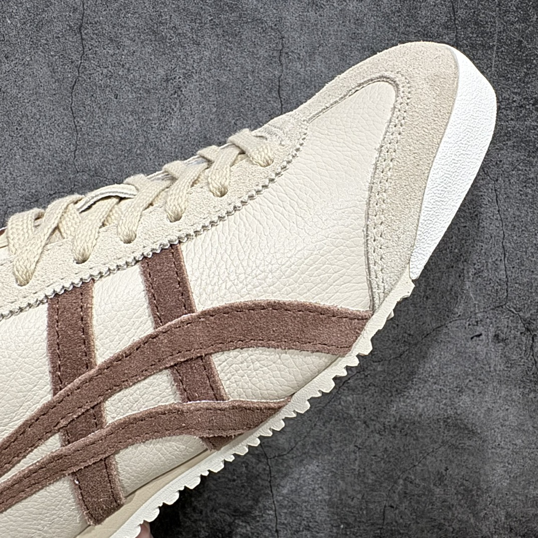 图片[6]-【纯原头层版】Asics Onitsuka Tiger MEXICO 66 亚瑟士鬼冢虎复古经典板鞋n市场王者选手 海外订单工厂出品目前全市场最好的品质没有之一n纯原小羊皮材料 质感柔软度满分n长期生产补货永不断码 超成熟稳定的做工品控 原装全套纸板楦头开发 原汁原味 完美呈现版型私模正确鞋底咬花纹路 一比一鞋头弧度高度鞋身弧度绝不口嗨 细节品控鞋型随意秒杀市面原档咬花纹路私模大底 一个单元有六个三角形总体形拼接呈现花瓣状 官方四联吊牌原装Ortholite轻量化鞋垫 原盒原配 质保卡 说明书 钢印防尘纸 纸板中底带钢印 乳胶组合鞋垫 支持全方位的对比专柜产品从款式颜色造型上体现出追求舒适和细节的完美 鞋类更是推崇手工制作的严谨与完美 融舒适性与可穿性的设计风格 注重细节的完美和别致魅力 既保持稳重 又不失轻松的时尚感  尺码：36 37 37.5 38 39 39.5 40 40.5 41.5 42 42.5 43.5 44 45 编码：NM235260-鞋库